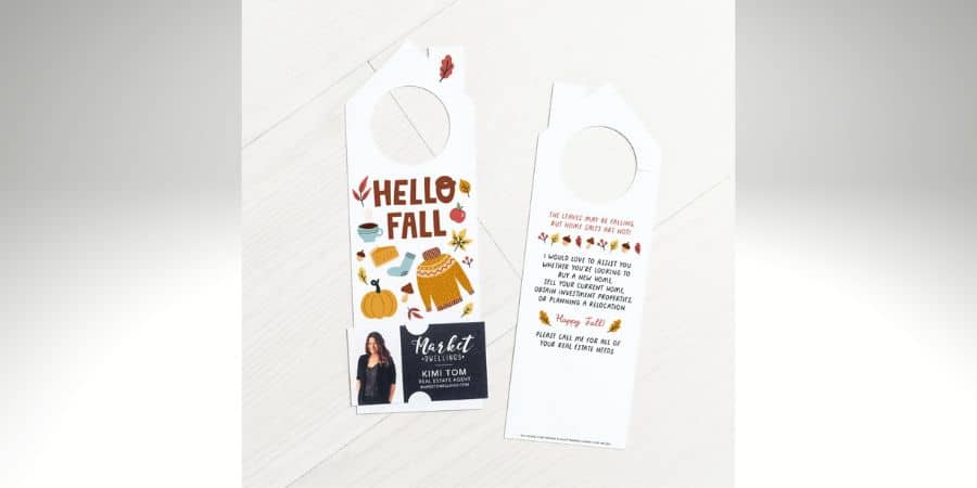 Realtor Door Hangers by Kimi Tom