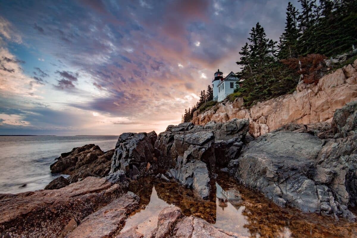 Bass Harbor Lighthouse in Acadia National Park.