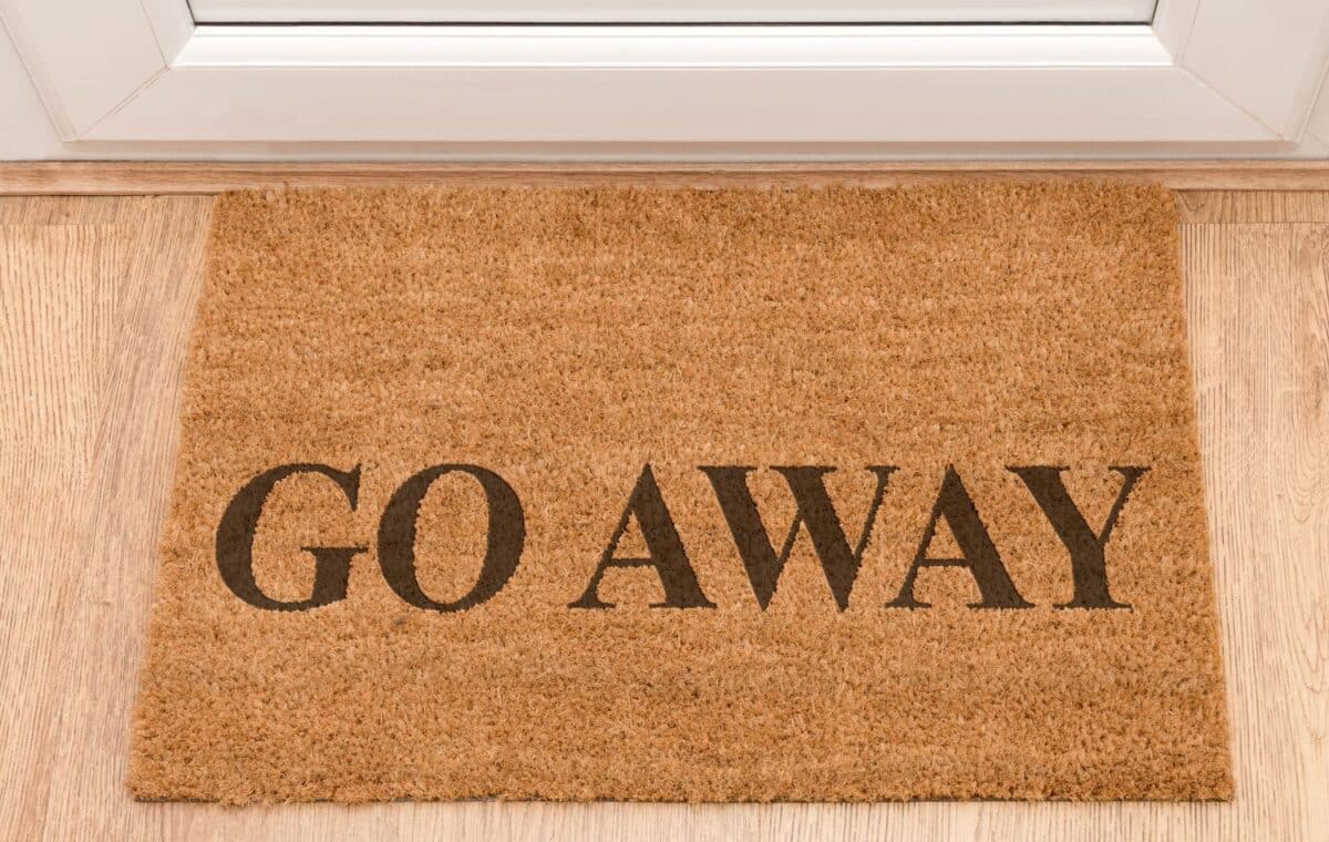 People can sense when they're being sold to. Don't try to close the deal on their door step. Focus on getting to the next step.