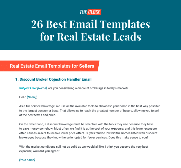 Best Email Templates for Real Estate Leads