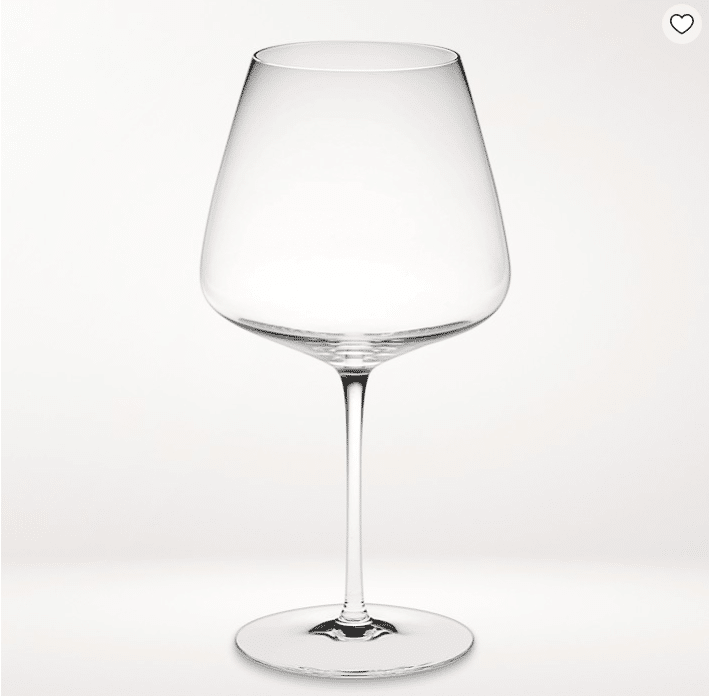 Empty wine glass