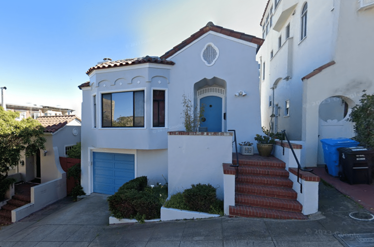 A single-family home located in San Francisco, California