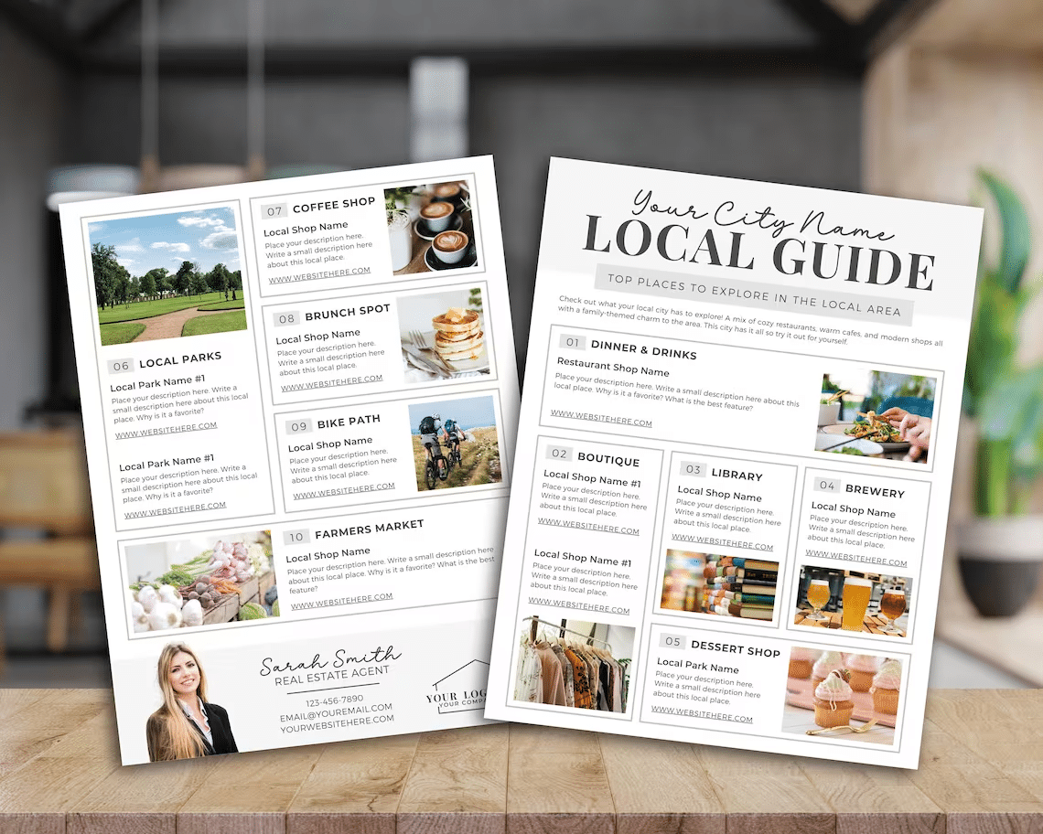 A two-page newsletter containing things to do at a local community