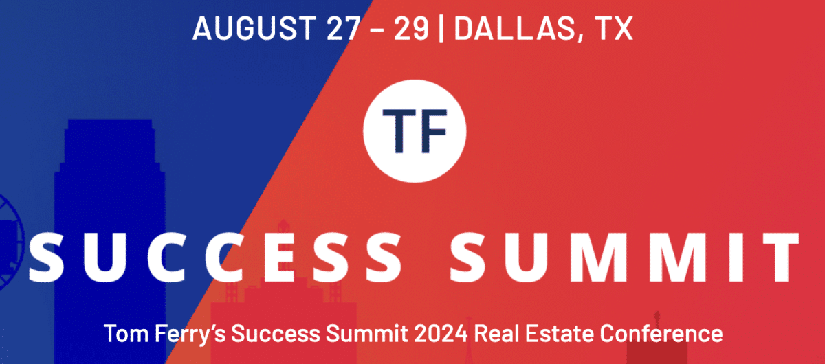 Screenshot of Tom Ferry’s Success Summit banner