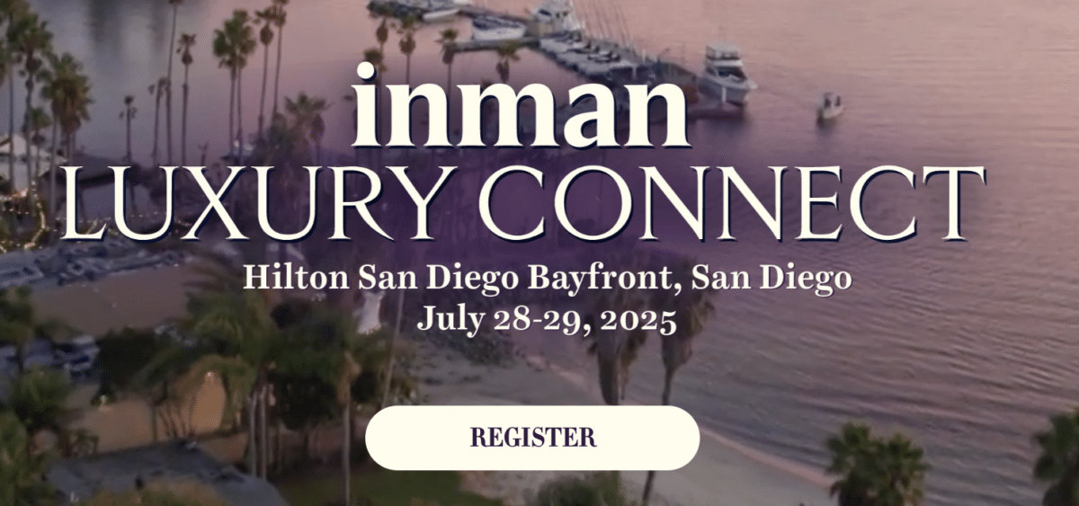 Screenshot of Inman Luxury Connect banner