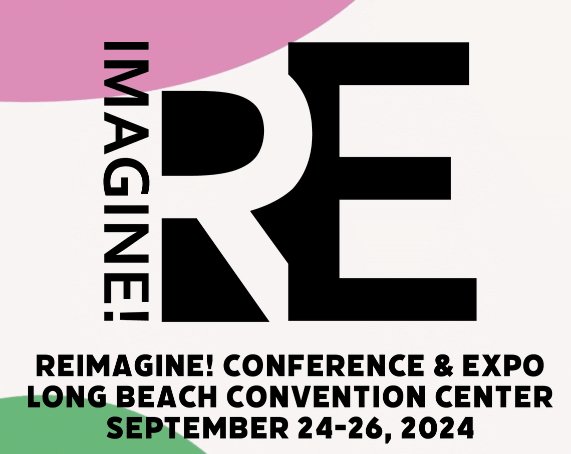 Screenshot of REimagine event banner