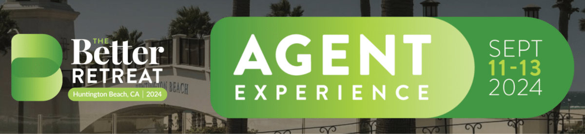 Screenshot of Better Homes & Gardens’ Better Retreat: Agent Experience banner