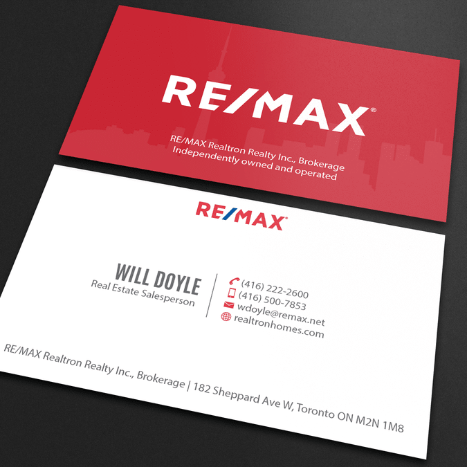 Will Doyle REMAX Business Cards